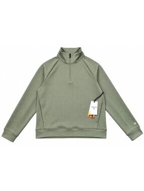 Kenneth Cole Active Men’s Fleece 1/4 Zip Pullover Dried Sage Small NWT $79
